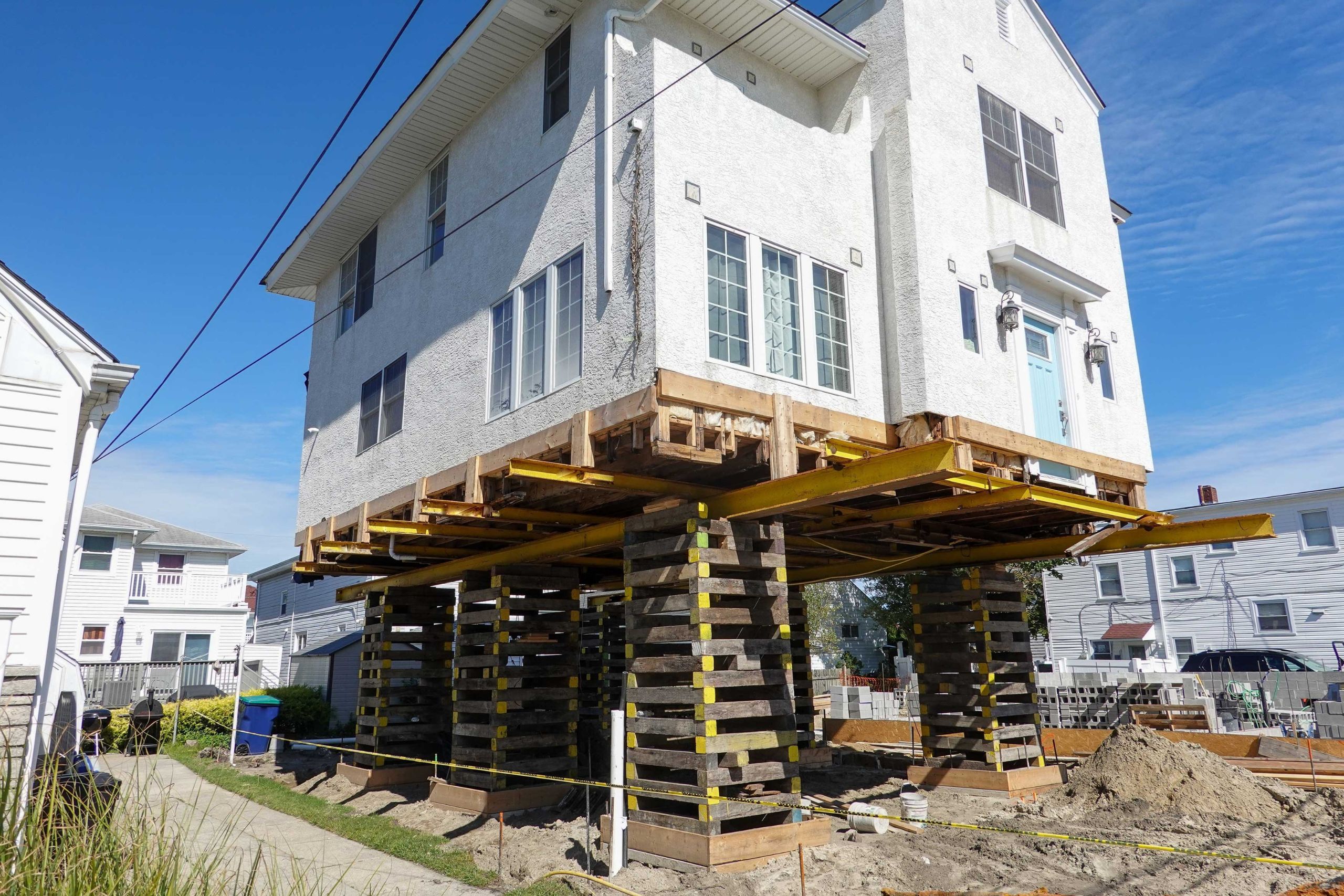 Located in Cherry Hill, New Jersey, we are a company that specializes in house lifting, small distance house moving, piles and foundations.